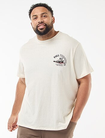 T-shirt stampata a maniche corte