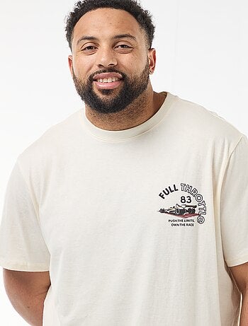 T-shirt stampata a maniche corte