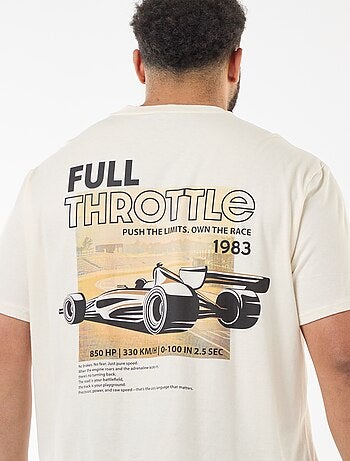 T-shirt stampata a maniche corte