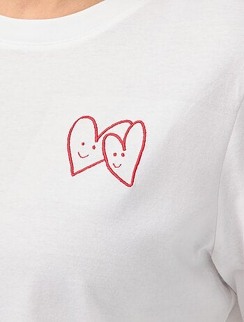 T-shirt stampata a maniche corte