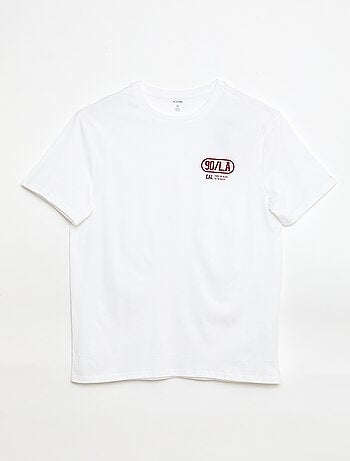 T-shirt stampata a maniche corte