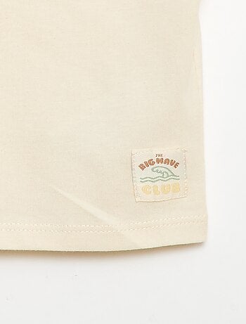 T-shirt stampata a maniche corte