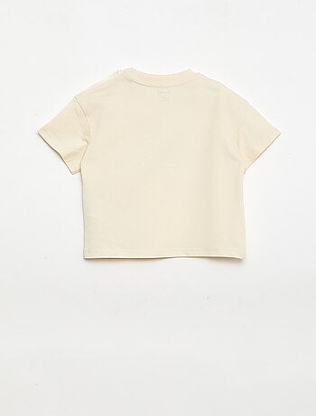 T-shirt stampata a maniche corte