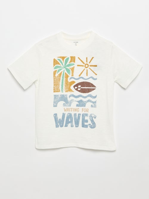 T-shirt stampata a maniche corte - Kiabi