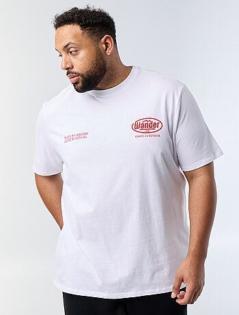 T-shirt stampata a maniche corte