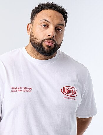 T-shirt stampata a maniche corte
