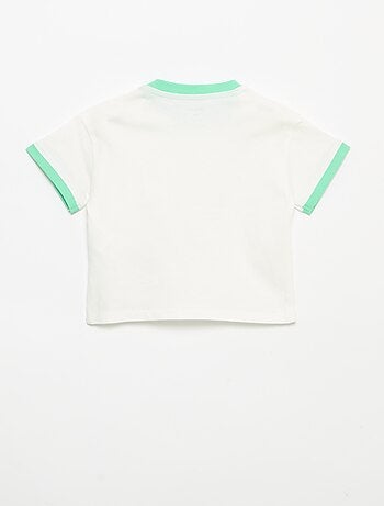T-shirt stampata a maniche corte