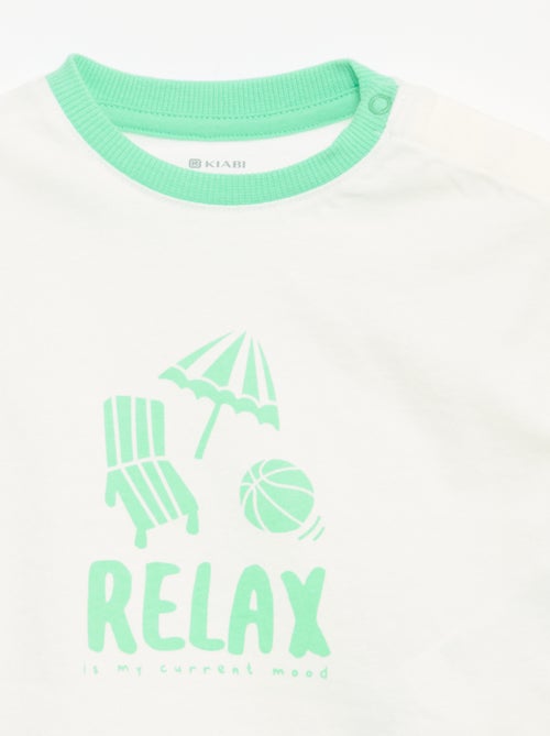 T-shirt stampata a maniche corte - Kiabi T-shirt stampata a maniche corte - Kiabi