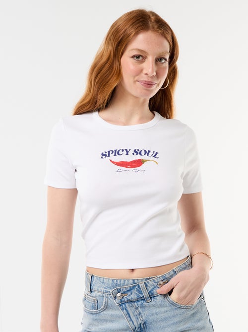 T-shirt stampata a maniche corte - Kiabi