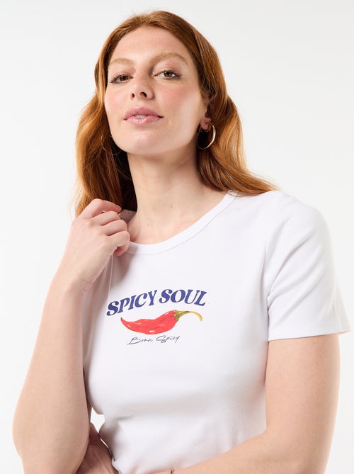 T-shirt stampata a maniche corte - Kiabi