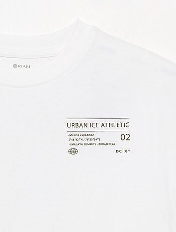 T-shirt stampata a maniche corte
