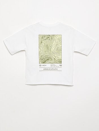 T-shirt stampata a maniche corte