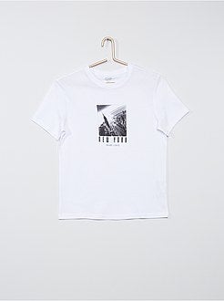 Ragazzo 10-18 anni - T-shirt stampata a maniche corte - Kiabi
