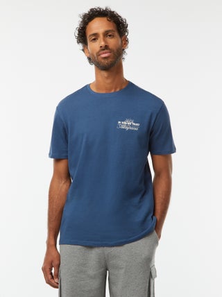 T-shirt stampata a maniche corte