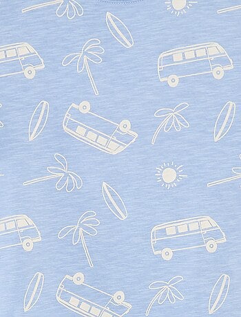 T-shirt stampata a maniche corte