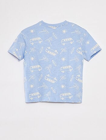 T-shirt stampata a maniche corte