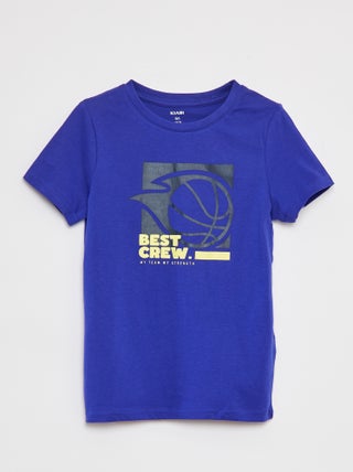 T-shirt stampata a maniche corte