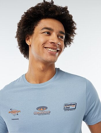 T-shirt stampata a maniche corte
