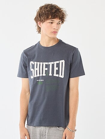 T-shirt stampata a maniche corte