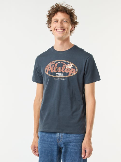 T-shirt stampata a maniche corte - Kiabi