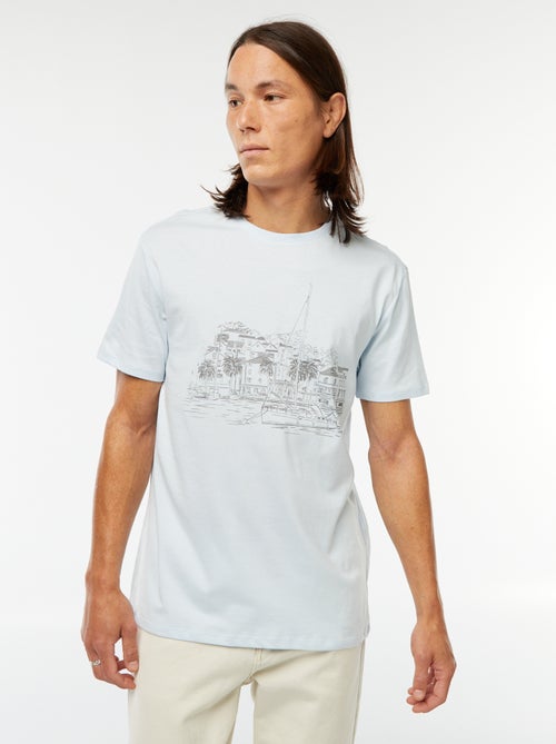 T-shirt stampata a maniche corte - Kiabi
