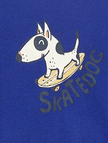 T-shirt stampata a maniche corte