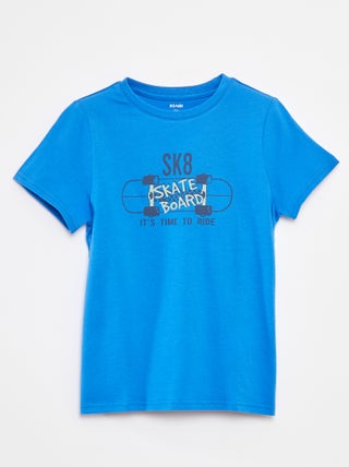 T-shirt stampata a maniche corte