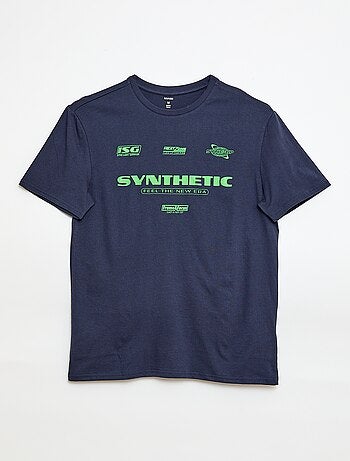 T-shirt stampata a maniche corte