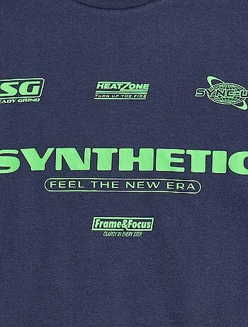 T-shirt stampata a maniche corte