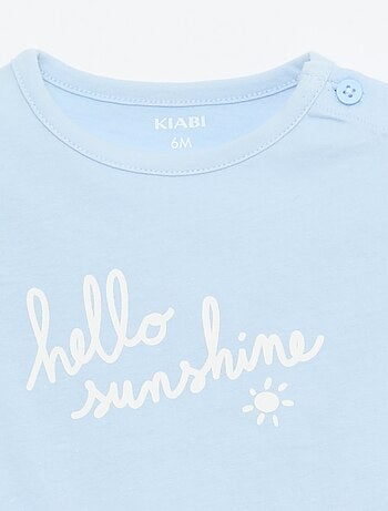 T-shirt stampata a maniche corte