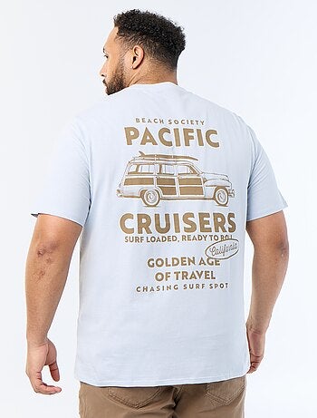 T-shirt stampata a maniche corte