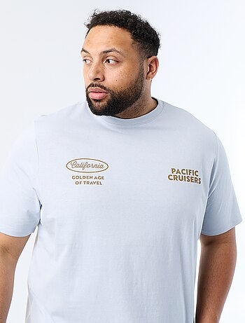 T-shirt stampata a maniche corte