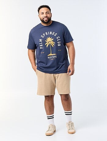 T-shirt stampata a maniche corte