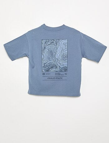 T-shirt stampata a maniche corte