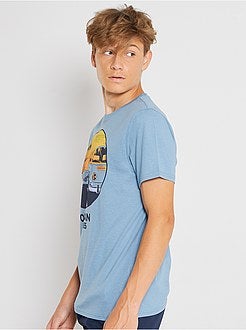 Ragazzo 10-18 anni - T-shirt stampata a maniche corte - Kiabi