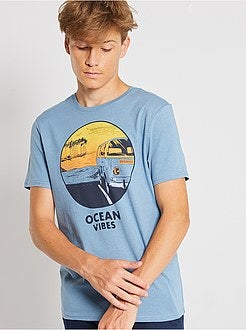 Ragazzo 10-18 anni - T-shirt stampata a maniche corte - Kiabi