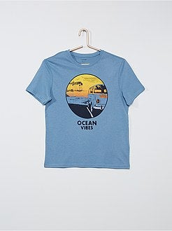 Ragazzo 10-18 anni - T-shirt stampata a maniche corte - Kiabi