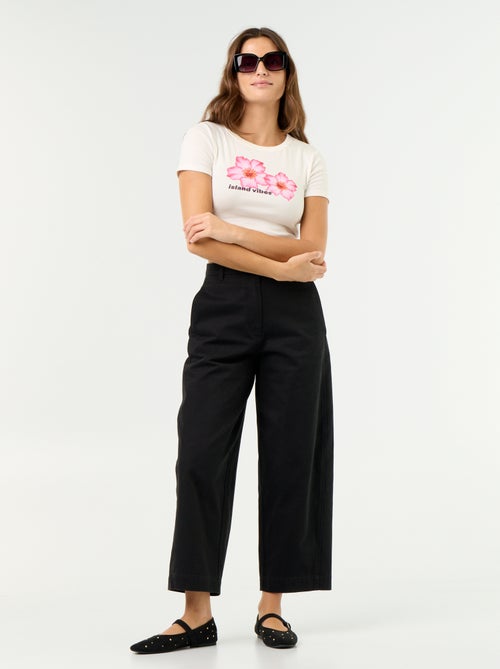 T-shirt stampata a maniche corte con motivo - Kiabi T-shirt stampata a maniche corte con motivo - Kiabi