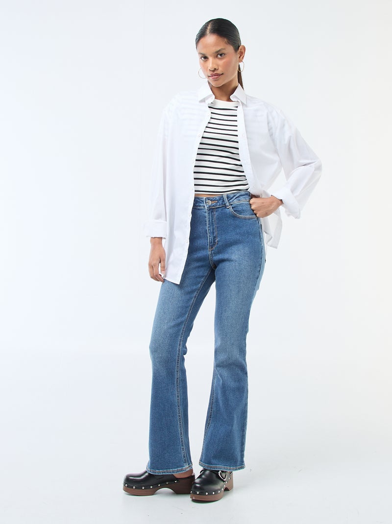 T-shirt stampata a maniche corte con motivo Bianco - Kiabi