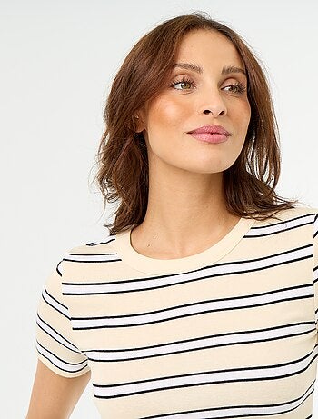 T-shirt stampata a maniche corte con motivo