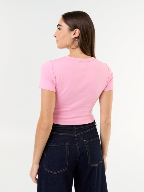 T-shirt stampata a maniche corte con motivo - Kiabi T-shirt stampata a maniche corte con motivo - Kiabi