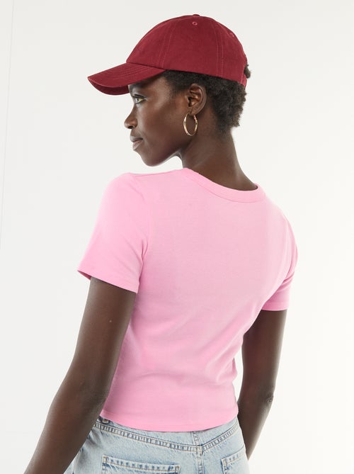 T-shirt stampata a maniche corte con motivo - Kiabi