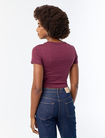 T-shirt stampata a maniche corte con motivo