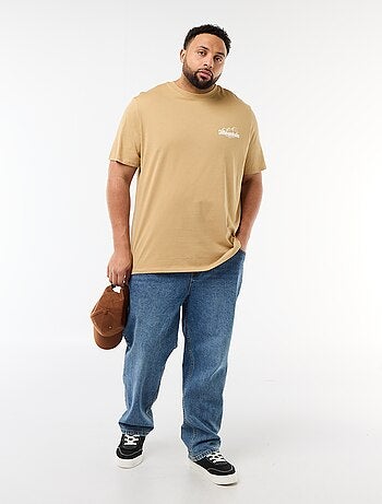 T-shirt stampata a maniche corte e girocollo