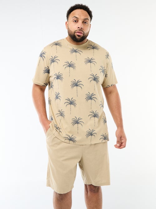 T-shirt stampata a maniche corte e girocollo - Kiabi