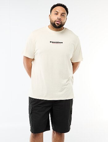 T-shirt stampata a maniche corte e girocollo