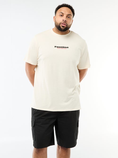 T-shirt stampata a maniche corte e girocollo - Kiabi