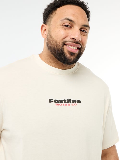 T-shirt stampata a maniche corte e girocollo - Kiabi