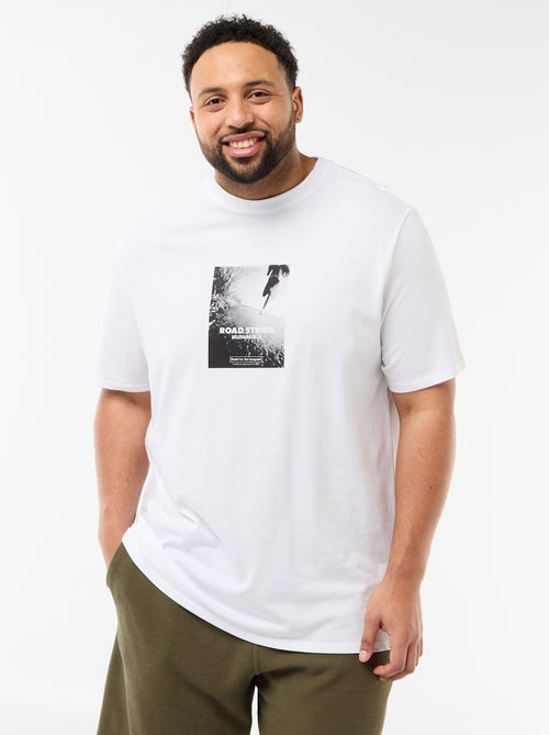 T-shirt stampata a maniche corte e girocollo - Kiabi