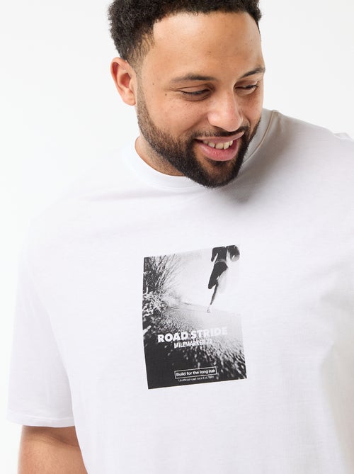 T-shirt stampata a maniche corte e girocollo - Kiabi